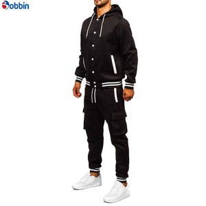 Tendance actuelle, survêtement de sport pour homme de haute qualité, veste et pantalon assortis, survêtement unisexe personnalisé, vêtements de sport vierges - Product Image 4
