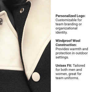 Chaquetas universitarias personalizadas OEM chaqueta de béisbol universitaria de talla grande transpirable en blanco al por mayor para hombre - Product Image 5