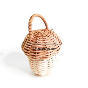 Sonajero de ratán bohemio hecho a mano para bebé, seguridad de Vietnam para bebé Montessori, juguete sensorial, sonajero tejido - Product Image 4