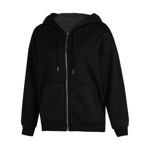 Sudadera con Capucha de Talla Grande para Mujer, Estilo Urbano, Tejido Acogedor 100% Algodón Ecológico, con Cordón Ajustable y Bolsillos Grandes Delanteros Personalizados - Product Image 6