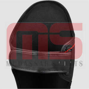 Durable Leather And Elastic <b>MMA</b> <b>Shin</b> Pads Custom Logo Kick Boxing <b>Shin</b> <b>Guard</b> Training Equipment For Martial Arts - Product Image 5