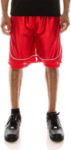 Short de basket-ball de gymnastique décontracté pour hommes avec logo personnalisé OEM 100% Short en maille grande taille en polyester écologique à motif solide sublimé - Product Image 6