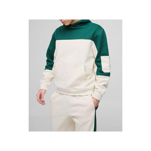 Chándal de talla grande de alta calidad para chándal acampanado Logotipo personalizado Cuello con capucha Patrón sólido Estiramiento en cuatro direcciones - Product Image 6