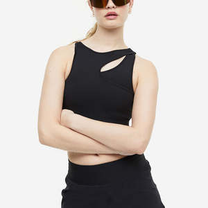 Sujetador deportivo de Yoga de talla grande transpirable con logotipo personalizado de diseño popular para mujer fabricado en Pakistán - Product Image 1