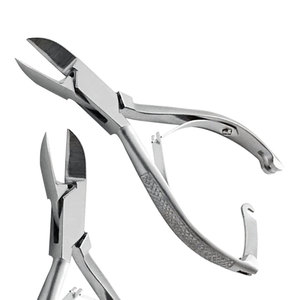 Cortaúñas de Acero Inoxidable para Uñas Encarnadas de 14 cm con Mecanismo de Bloqueo, Cortador de Uñas Gruesas de Precisión para Podología y Pedicura - Product Image 1