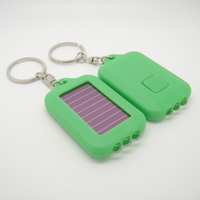 Mini énergie solaire porte-clés lampe de poche Portable lanterne torche solaire lumière LED Camping en plein air randonnée lumière de secours outil de survie