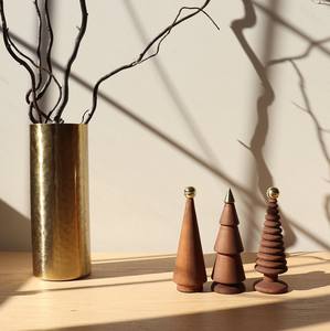 Árbol de Navidad de madera al por mayor, mesa colgante interior personalizada de pie para el hogar, jardín, árbol de Navidad, decoración de fiesta - Product Image 5