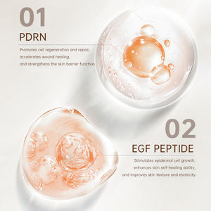 Sérum réparateur aux peptides PDRN OEM/ODM, soin du visage raffermissant et lissant, sérum anti-âge aux peptides DNA EGF - Product Image 3