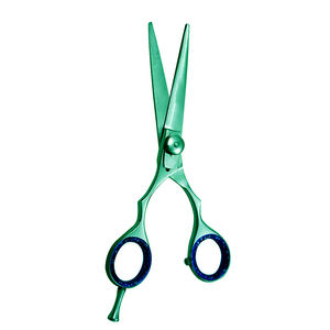 ขายส่งร้านทําผมกรรไกรสแตนเลสสีเคลือบตัดผมตัดผมกรรไกรปรับนิ้วพัก - Product Image 4