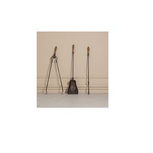 Juegos de herramientas para chimenea de gran venta, juego de herramientas para chimenea de hierro forjado resistente para interiores y exteriores, Kit de accesorios para hogar - Product Image 1