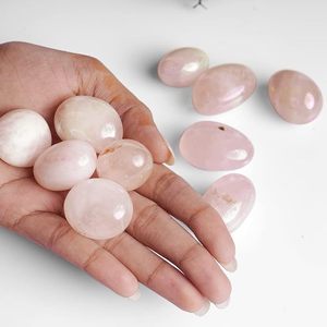 Natural Rose Aura Quartz Tumbled <b>Stones</b> - Healing Crystals for Love & Emotional Healing - Reiki & Chakra Balancing - Product Image 6