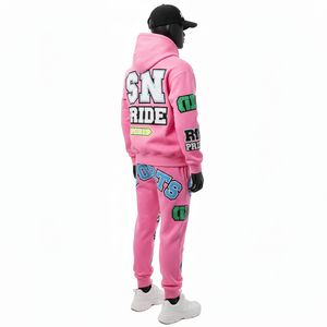 Conjunto Deportivo Unisex de Invierno, Informal, con Capucha, Transpirable, de Algodón Elástico en Cuatro Direcciones, Ecológico, Precio al por Mayor, Nueva Llegada - Product Image 2