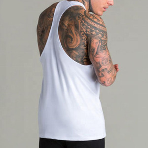 Camiseta sin Mangas para Hombre, Cuello Alto, Algodón Suave, Diseño Moderno, Camiseta Corta con Dobladillo Curvo - Product Image 3