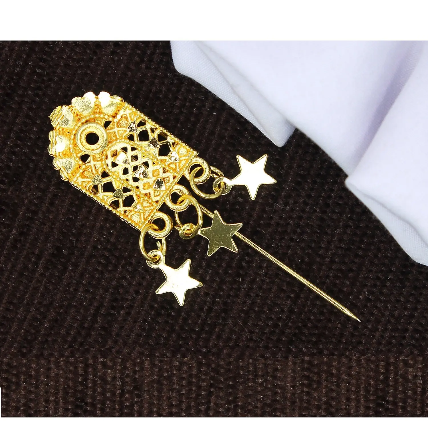 Hijab Moslim Accessoires Clip Sjaal Pinnen Indian Pin Fabrikanten Directe Verkoop Moslim Hijab Sieraden Broche Hijab Spelden Voor Vrouwen