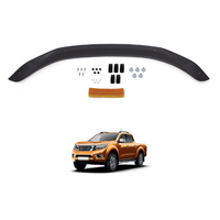 Déflecteur de capot avant ABS pour Nissan Navara 2016-2021, ajustement OEM, installation facile, protection contre les insectes