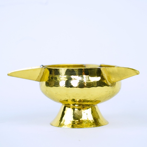 Cenicero de latón Vintage con estilo, accesorio para fumar de diseño moderno duradero para decoración de oficina en casa o cafetería - Product Image 3