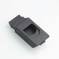 Serrure en plastique MS733-2B plastique pousser pour fermer serrure serrures à bascule loquet à pression