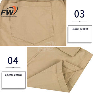 กางเกงขาสั้นลำลองลายพรางทหารสำหรับผู้ชาย กางเกงยีนส์หลากสีสั่งทำพิเศษ เอวกลาง ระบายอากาศได้ดี ผ้าแคนวาส กันน้ำ ป้องกันรอยยับ - Product Image 4