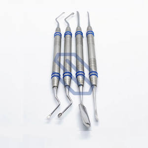 Lucas Curette 2.4mm Weber Type Spoon Hemingway 2.4mm Prichard Periosteal Elevator Periosteal Buser Elevator with <b>Silicone</b> Ring - Product Image 1