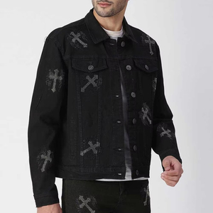 Venta caliente Nueva llegada Hombres Chaquetas de mezclilla Venta al por mayor Hombres Chaquetas de mezclilla personalizadas Chaquetas de mezclilla para los hombres - Product Image 5
