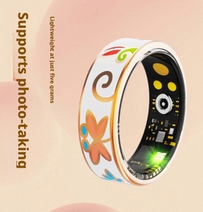 แหวนอัจฉริยะเคลือบเอนาเมล ปี 2026 รองรับ NFC ชำระเงิน วัดอัตราการเต้นของหัวใจ SpO2 อุณหภูมิ ตรวจจับการนอนหลับ ฟิตเนส นาฬิกาปลุก กันน้ำ - Product Image 6