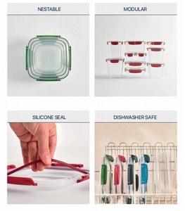 Recipientes de plástico multiusos para ordenar la cocina y optimizar el espacio Uso de alimentos - Product Image 3