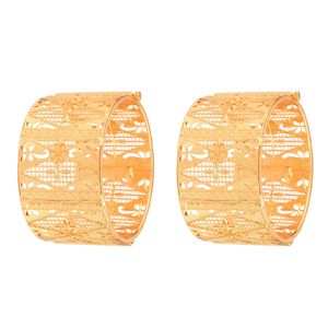 Indian Gold Plated Bangles Set Filigree Style Engraved Hinge Openable <b>Big</b> Broad Bridal Bracelet Bangles Jewelry <b>for</b> <b>Women</b> - Product Image 6