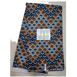 Tissu imprimé wax Dobby africain authentique 100% coton naturel Énergie vibrante pour chemises Filles et garçons - Product Image 4