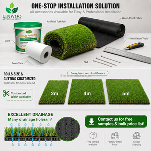<span class=keywords><strong>Gazon</strong></span> synthétique écologique en gros, tapis d'herbe artificielle, absorption des chocs, pour aire de jeux intérieure, pelouse synthétique pour cour arrière et chien - Product Image 6