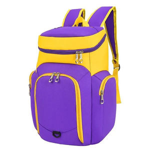 Sac de basket-ball de haute qualité, imperméable, tendance, décontracté, sac à dos de sport souple avec broderie pour un usage quotidien, sac de basket-ball - Product Image 2