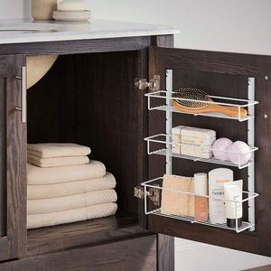 3 Tier Cabinet Metal Spice <b>Rack</b> Pantry Organizer White Powder Coated Durable Space-Saving <b>Shelf</b> for Home <b>and</b> Restaurant Use - Product Image 4