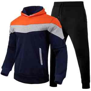 Nueva llegada primavera Jogging hombres chándal conjunto de dos piezas personalizado Slim Fit Casual Running Track Suit Set - Product Image 4