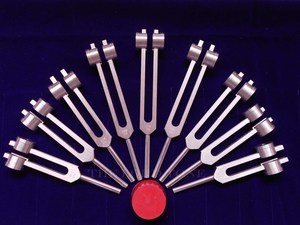 Diapasones de Chakra - plateados con peso - Product Image 5