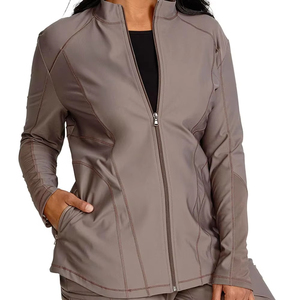 Veste de travail médicale pour femmes, logo personnalisé, anti-rides, vente en gros, uniforme de médecin, veste de travail chirurgicale - Product Image 1