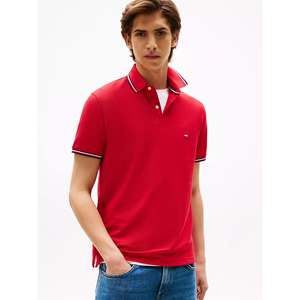 เสื้อโปโลสำหรับผู้ชายเสื้อกอล์ฟแขนสั้นผ้าคอตตอนพิมพ์โลโก้ตามสั่งสำหรับฤดูร้อน - Product Image 1