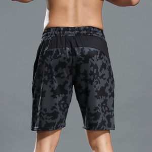 Gran oferta de ropa deportiva transpirable Camo ropa de entrenamiento pantalones cortos poliéster compresión gimnasio Camo pantalones cortos hombres - Product Image 2
