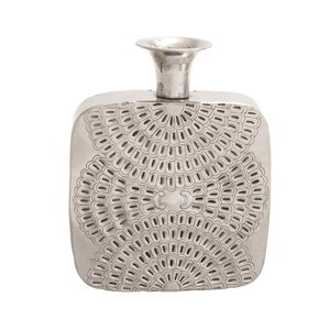 Nouvelle arrivée de noël fabricant d'aluminium métal décoration de la maison vase à fleurs miroir poli - Product Image 6