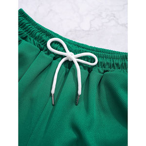 Pantalones Cortos Deportivos Personalizados con Logotipo, de Alta Calidad, Transpirables, de Secado Rápido, Antiarrugas, Casuales, de Poliéster y Algodón para Hombre - Product Image 3