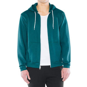 Vêtements à glissière de qualité supérieure surdimensionnés en gros sweat à capuche vêtements de mode homme blanc 100% coton fermeture éclair rue sweats à capuche pour hommes - Product Image 1