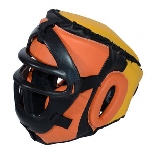 Protecteur de tête en cuir de conception personnalisée de haute qualité Équipement de protection de boxe haut de gamme - Product Image 6