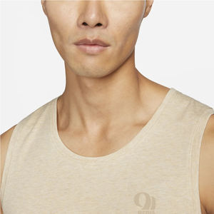 Camiseta sin mangas de Fitness para hombre de algodón 100% de punto de Color sólido más Popular, ropa de gimnasio ecológica al por mayor con logotipo y Color personalizado - Product Image 4