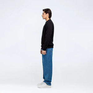 Sudadera de cuello redondo para venta al por mayor 100% de alta calidad OEM pulóver liso impreso logotipo personalizado sudaderas con capucha - Product Image 6