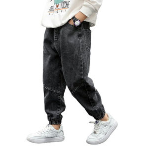 Jeans para Bebé Niña y Niño, Lavado a la Piedra, Diseño Lindo, Cintura Elástica, Pantalones Vaqueros Rotos - Product Image 2