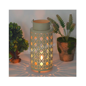 Fantaisie Laser Découpe Conception Incroyable Lanterne Votive Vintage En Métal Maison lanterne décorative Petite Main Artisanat Lanterne Décorative - Product Image 5