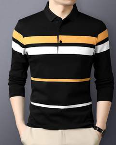 T-shirt polo de coupe régulière pour homme T-shirts à col complet T-shirt décontracté T-shirt polo pour homme décontracté léger Sports de plein air - Product Image 4