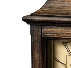 AK Brass Bằng Gỗ Bảng Đồng Hồ Trong Antique Sồi Màu Với Top Vòng Kim Loại Móc Sang Trọng Mảnh Cho Bàn Trang Trí Nội Thất/Kệ Trang Trí Nội Thất - Product Image 6