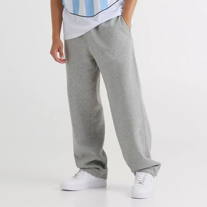 Pantalons en coton molletonné de haute qualité, personnalisés avec logo imprimé, teinture unie, grande taille, nouveau design, pantalon de haute qualité en gros - Product Image 3