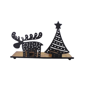 <b>Christmas</b> Decorative Iron 2 T Lite Holder Gold <b>Foil</b> New Design for Living Room and <b>Christmas</b> <b>Decoration</b> Handmade - Product Image 3