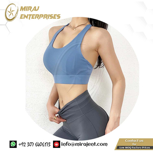 Ropa deportiva para mujer, chaleco de gimnasio, Top corto, sujetador de Yoga transpirable para Fitness con ropa interior de realce, MOQ bajo, camiseta sin mangas atlética de talla grande - Product Image 3