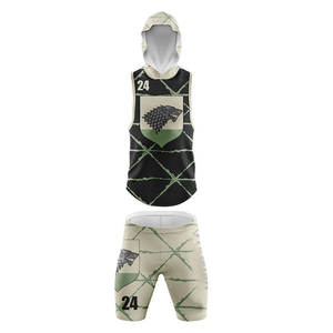 Conjuntos exclusivos de uniformes de fútbol 7v7 transpirables de talla grande que absorben la humedad sin mangas totalmente personalizados para jugadores de equipo - Product Image 1